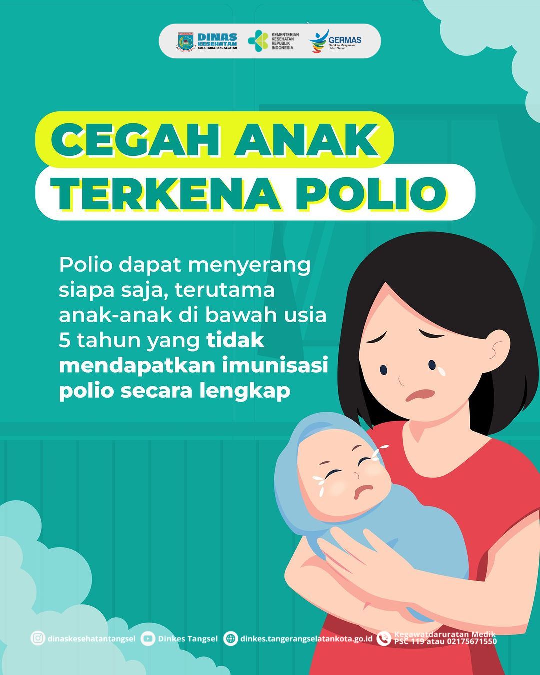 CEGAH ANAK TERKENA POLIO