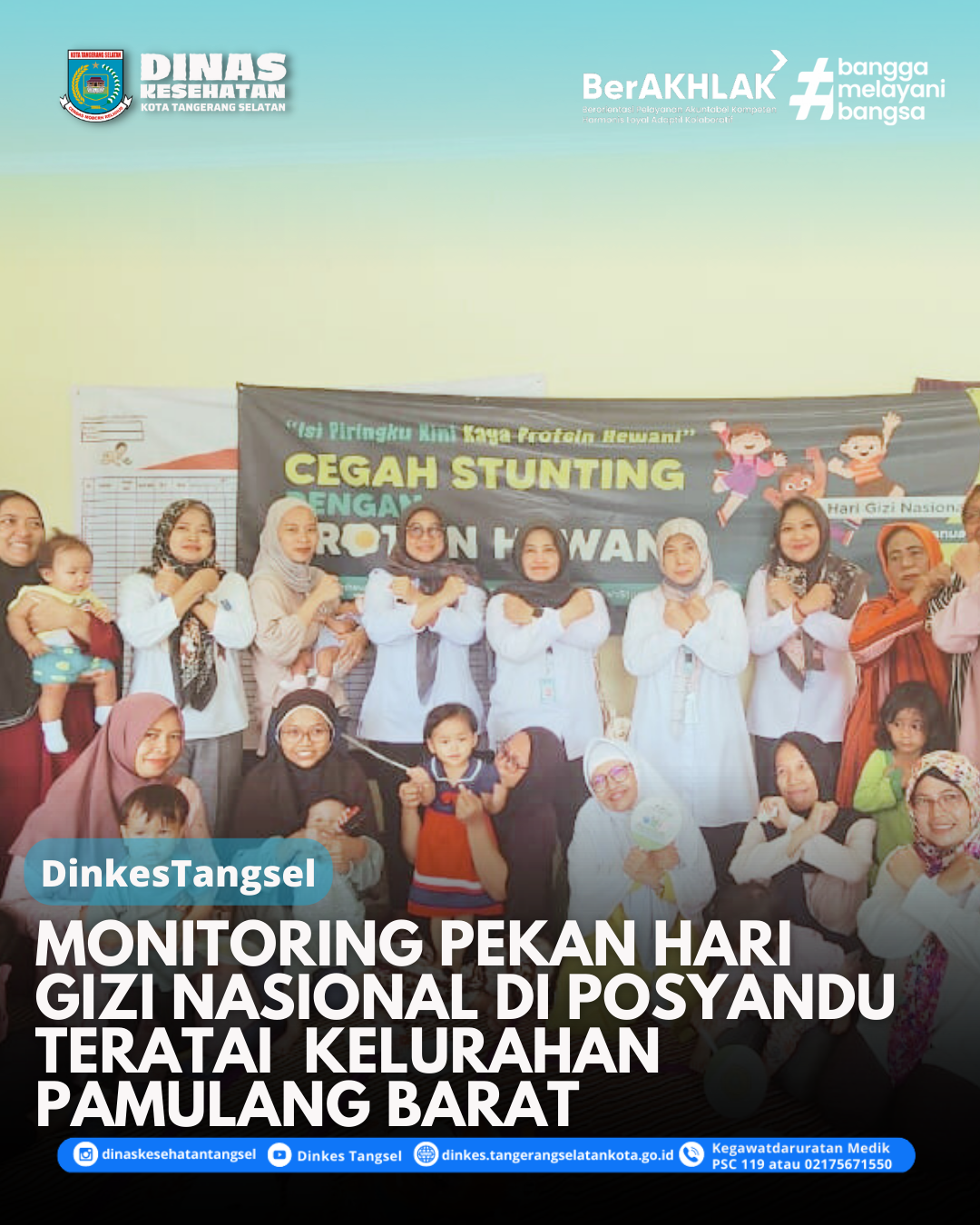 Suksesnya Pekan Hari Gizi Nasional di Posyandu Teratai Kelurahan Pamulang Barat: Pembuatan MP ASI Lutung Tuna Gulung sebagai Inovasi Kreatif