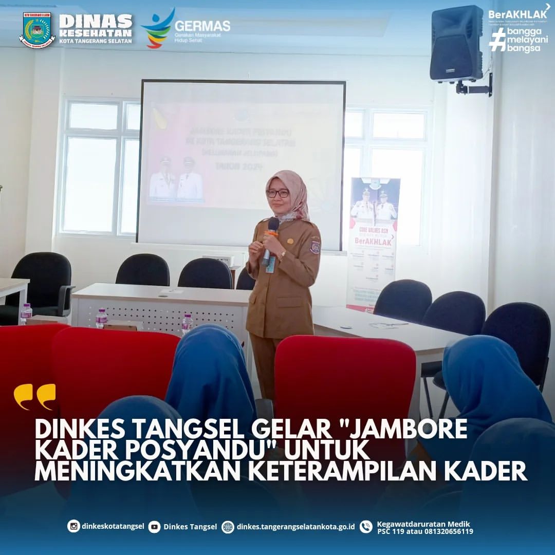 Dinkes Tangsel Gelar "Jambore Kader Posyandu" untuk Meningkatkan Keterampilan Kader