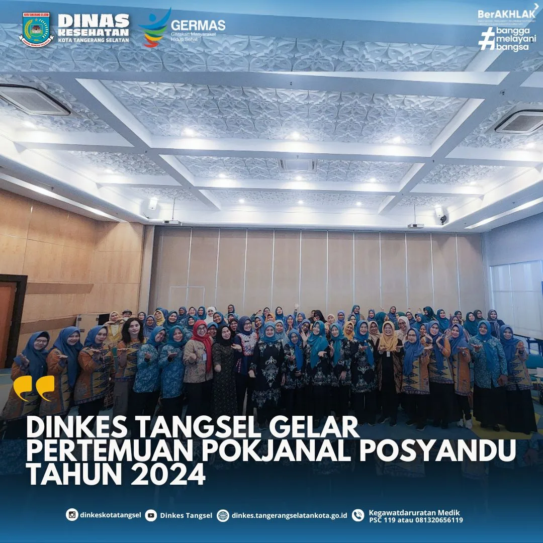 DINKES TANGSEL GELAR PERTEMUAN POKJANAL POSYANDU TAHUN 2024