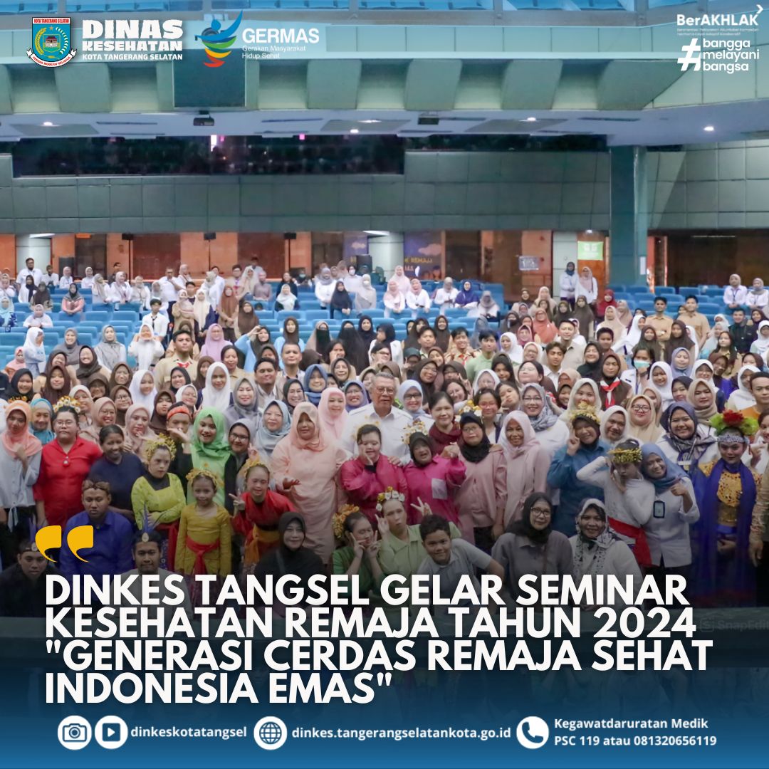 DINKES TANGSEL GELAR SEMINAR KESEHATAN REMAJA