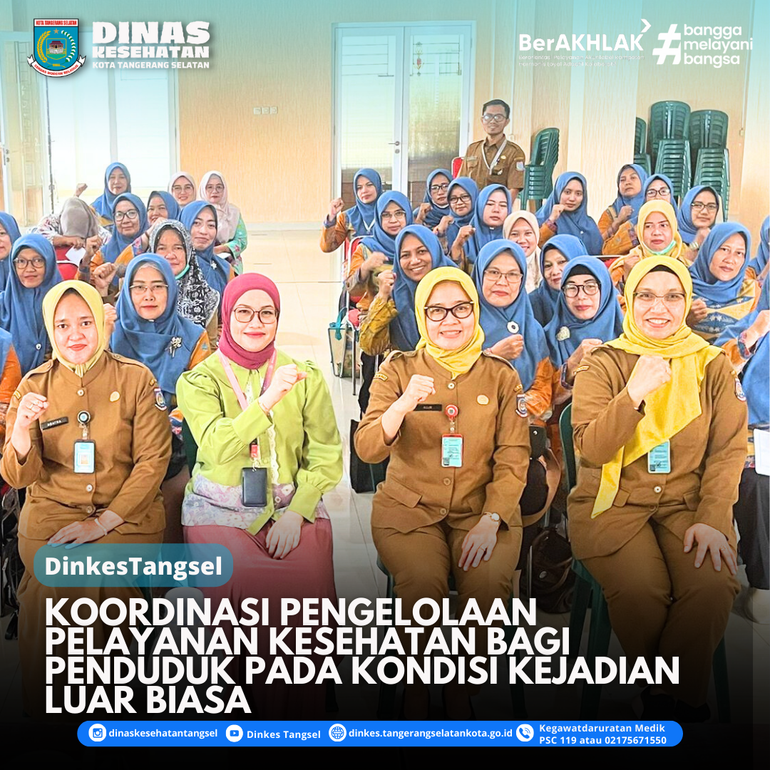 Koordinasi Pengelolaan Pelayanan Kesehatan bagi Penduduk pada Kondisi Kejadian Luar Biasa