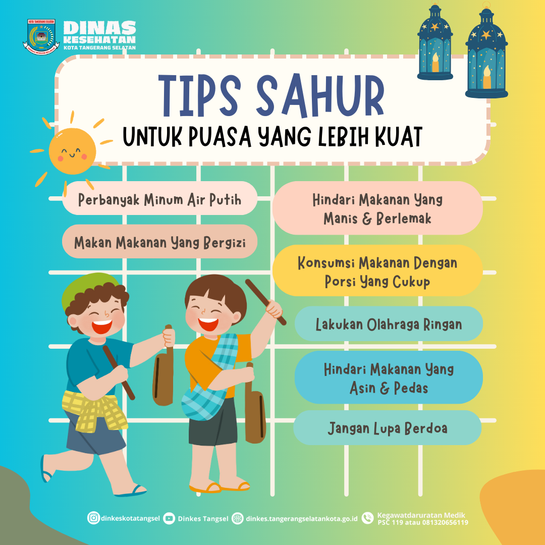 TIPS SAHUR UNTUK PUASA YANG LEBIH KUAT