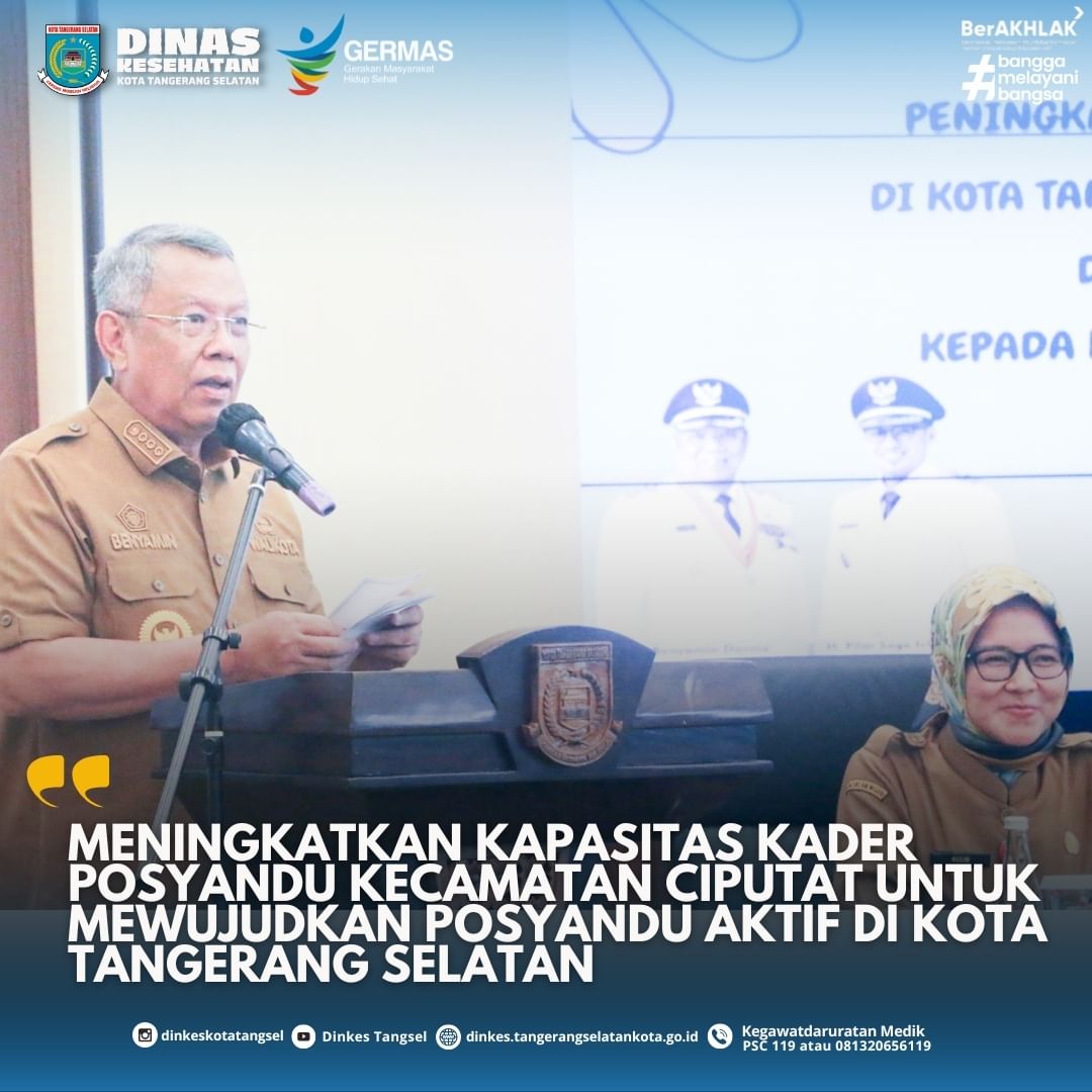 MENINGKATKAN KAPASITAS KADER POSYANDU KECAMATAN CIPUTAT UNTUK MEWUJUDKAN POSYANDU AKTIF DI KOTA TANGERANG SELATAN