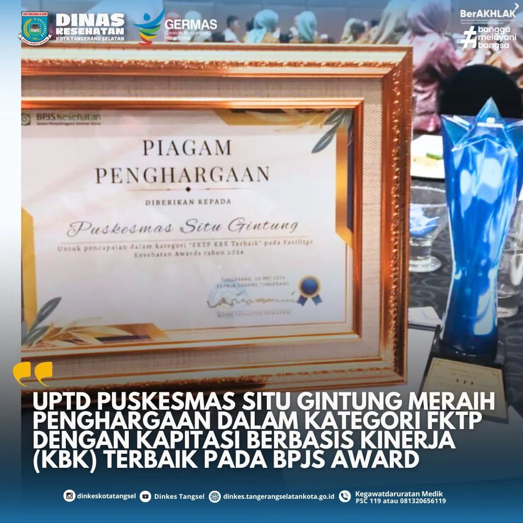 fasilitas Kesehatan Tingkat Pertama (FKTP) dengan KBK terbaik