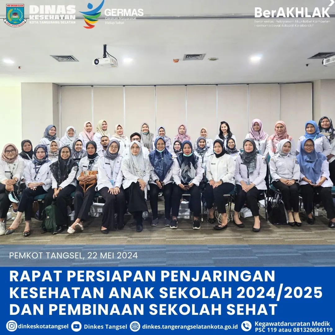 Persiapan Penjaringan kesehatan Anak Sekolah dan Pembinaan Sekolah Sehat