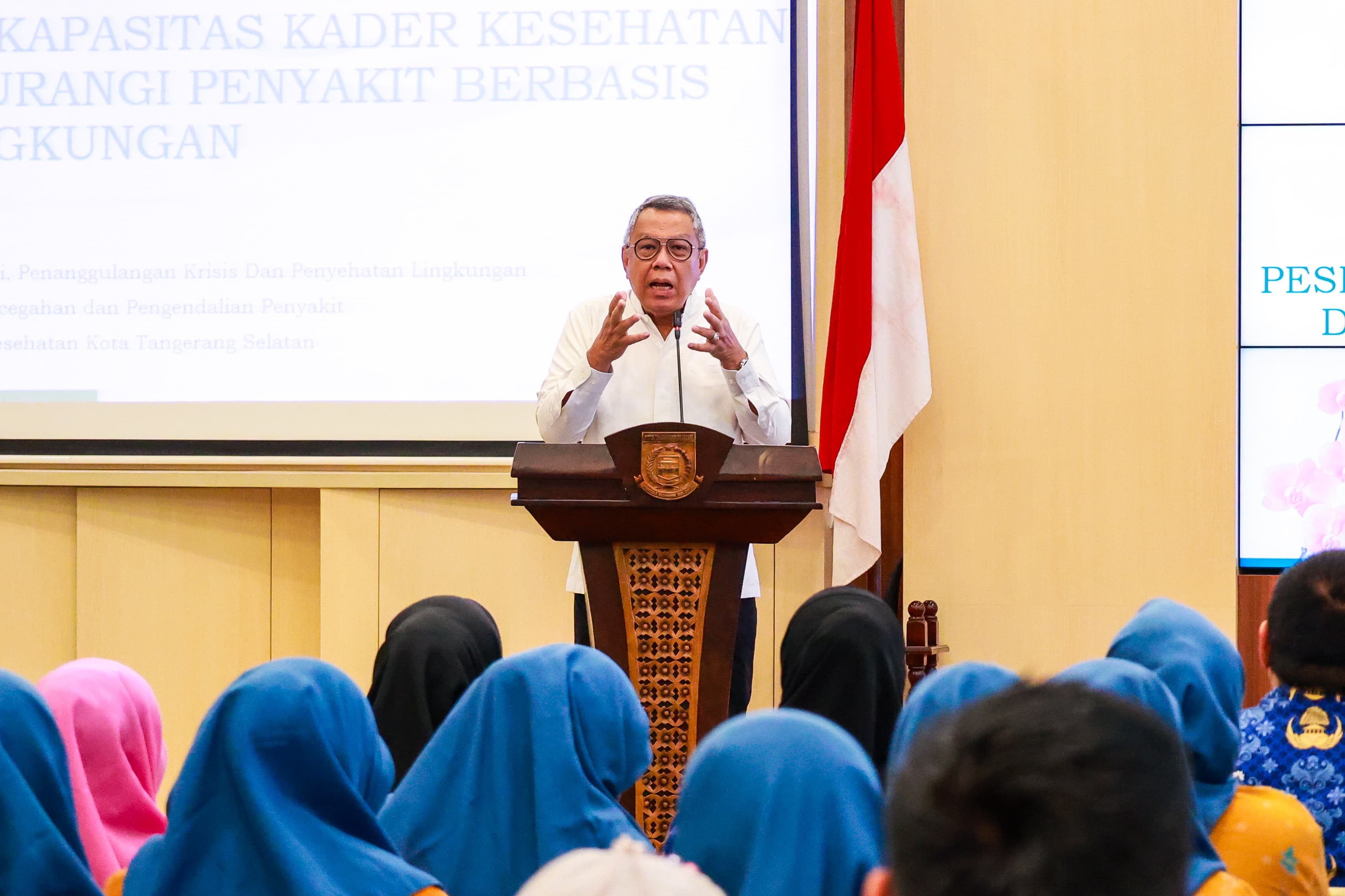 DINKES TANGSEL GELAR PENINGKATAN KAPASITAS KADER KESEHATAN DALAM UPAYA MENGURANGI PENYAKIT BERBASIS LINGKUNGAN