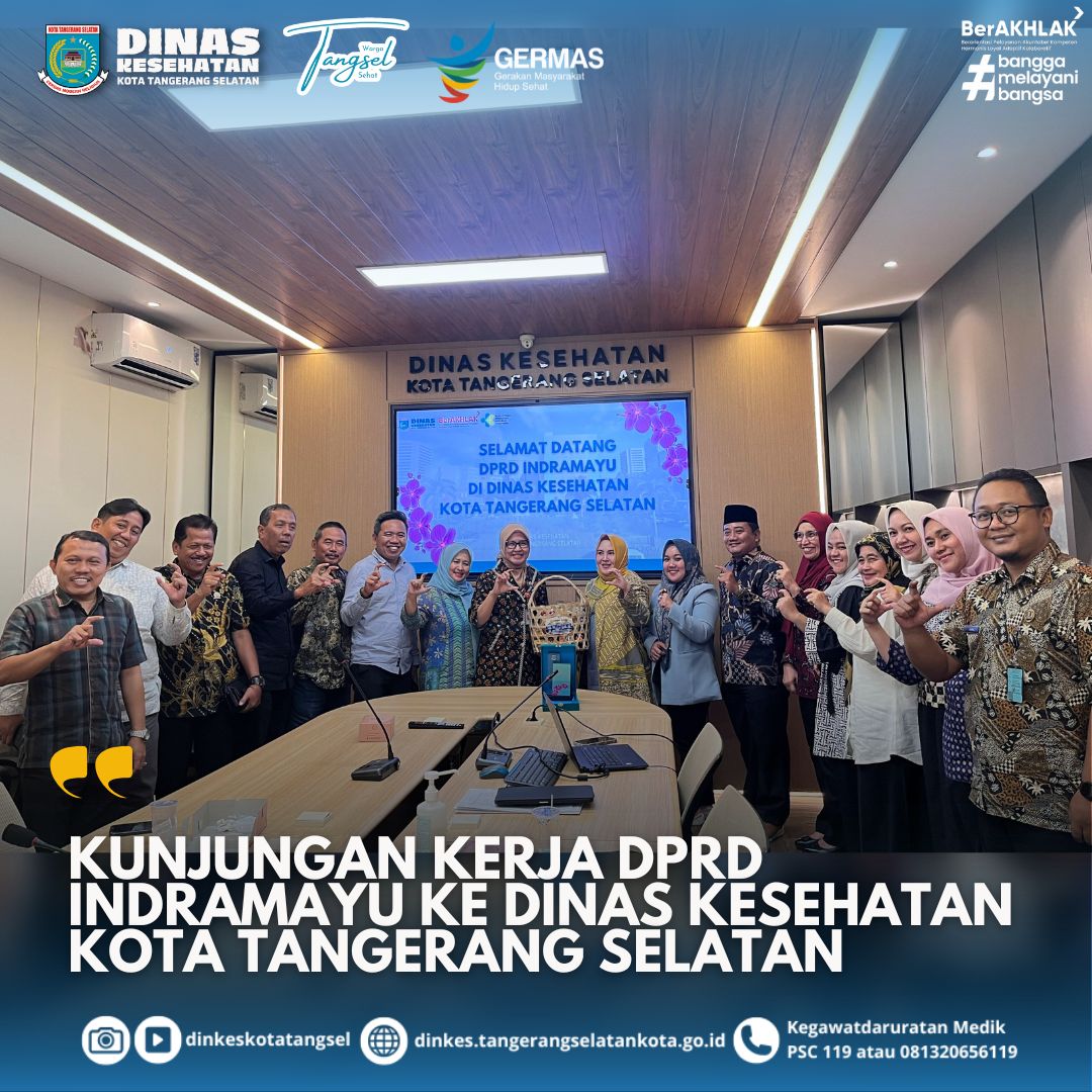 Kunjungan Kerja DPRD Indramayu ke Dinas Kesehatan Tangerang Selatan