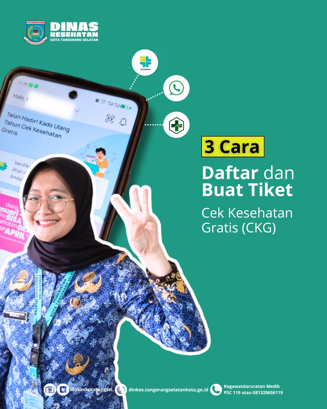 Cara Mudah Daftar & Dapatkan Tiket Cek Kesehatan Gratis!