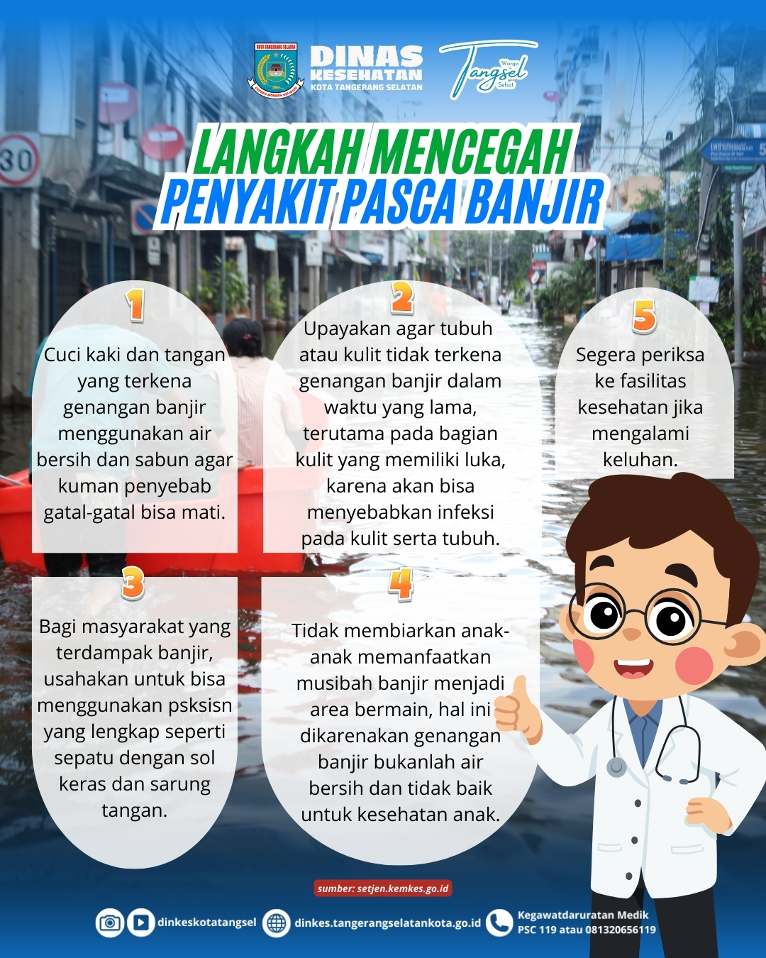 Waspada Penyakit Pasca Banjir!