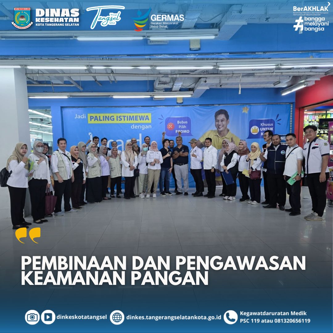 Pemeriksaan Keamanan Pangan di Hypermart Villa Melati Mas, Tim Gabungan Pastikan Produk Aman Dikonsumsi