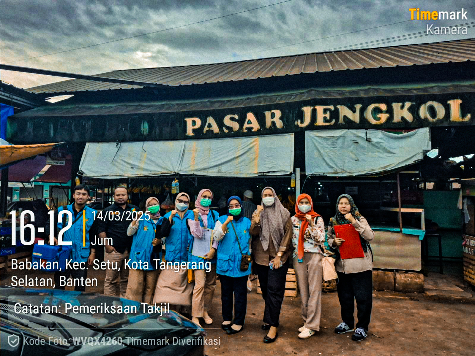 Pengawasan Keamanan Pangan Takjil Ramadhan 2025 di Pasar Jengkol