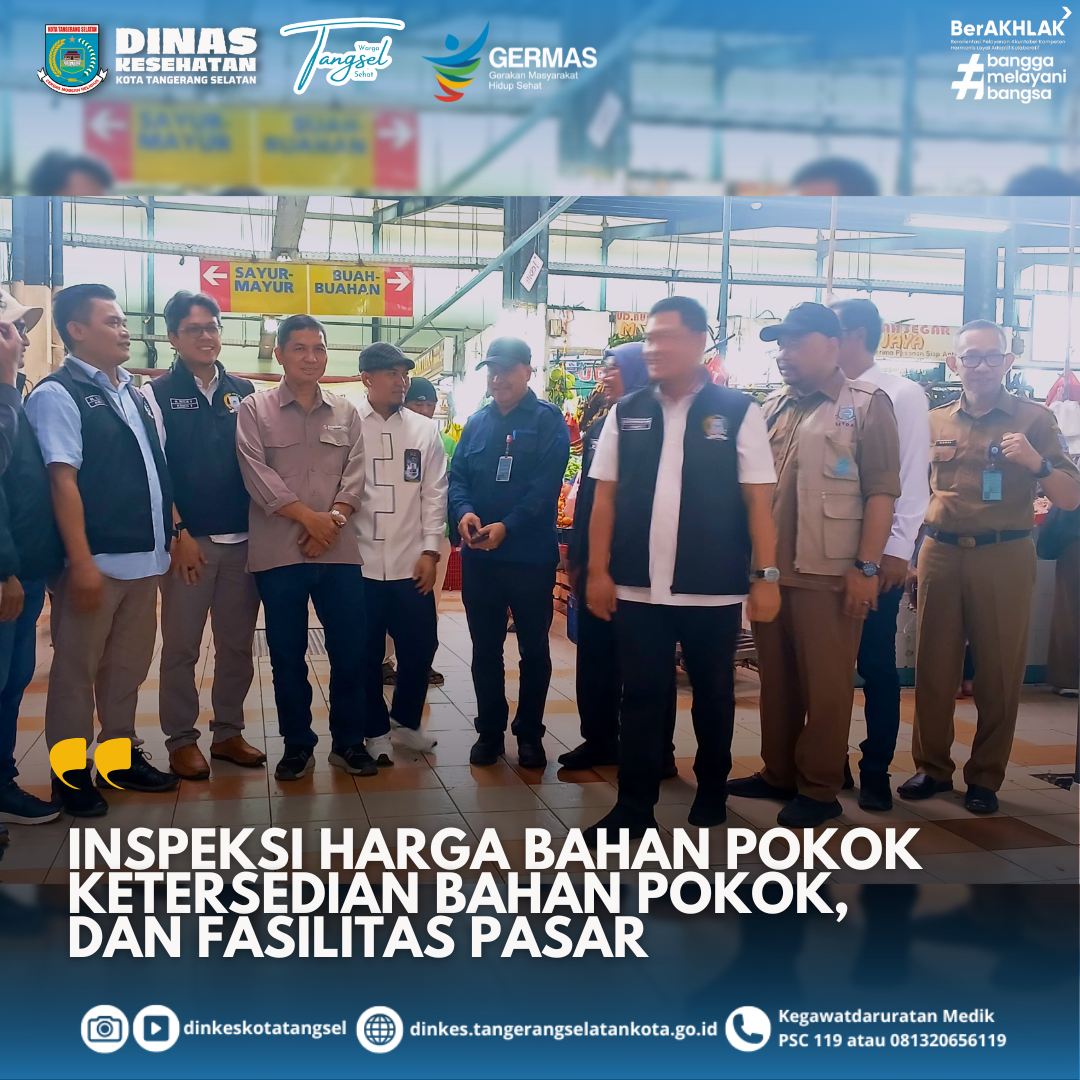 Inspeksi Harga Bahan Pokok Ketersedian Bahan Pokok,  dan Fasilitas Pasar