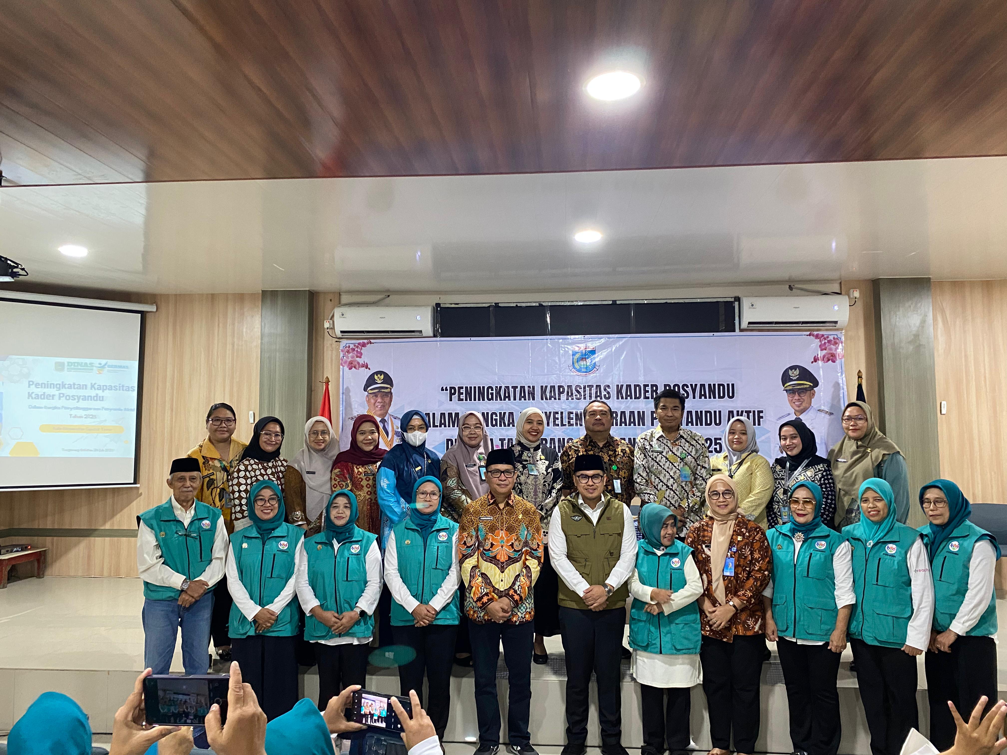Wakil Wali Kota Buka Pelatihan untuk 819 Kader Posyandu di Ciputat Timur, Sebut Kader sebagai Pahlawan Kesehatan