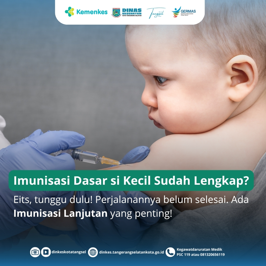 Ayah Bunda, imunisasi dasar si Kecil sudah lengkap? Eits, tunggu dulu! Perjalanannya belum selesai, lho.