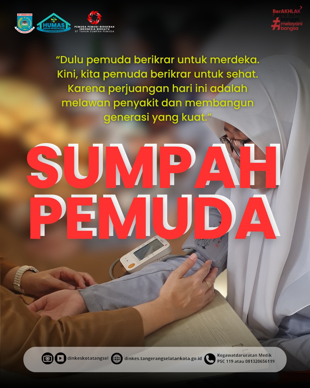 Selamat Hari Sumpah Pemuda! Saatnya generasi sehat memimpin perubahan!