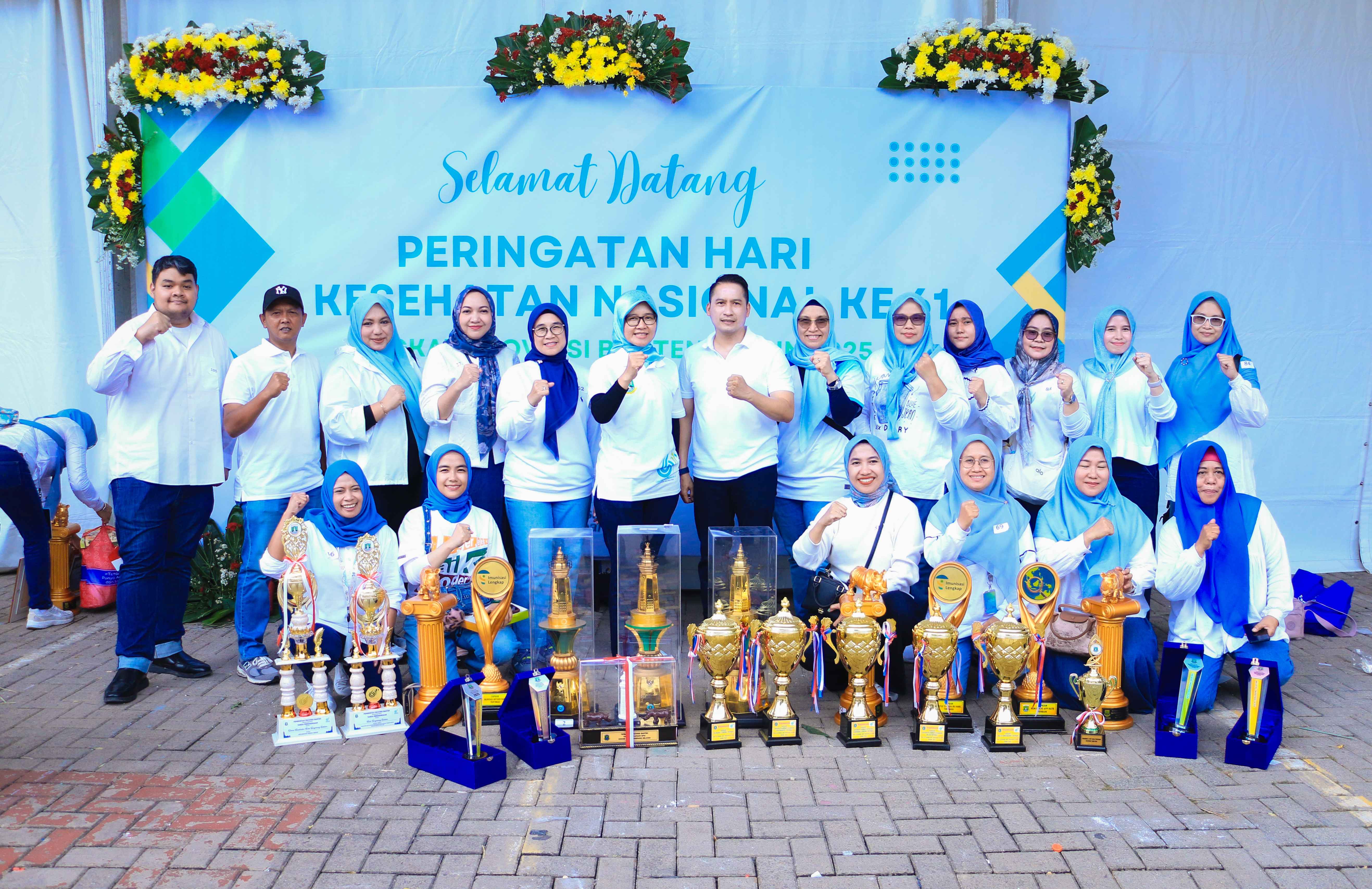 Dinkes Borong Penghargaan di HKN 61 Prov Banten