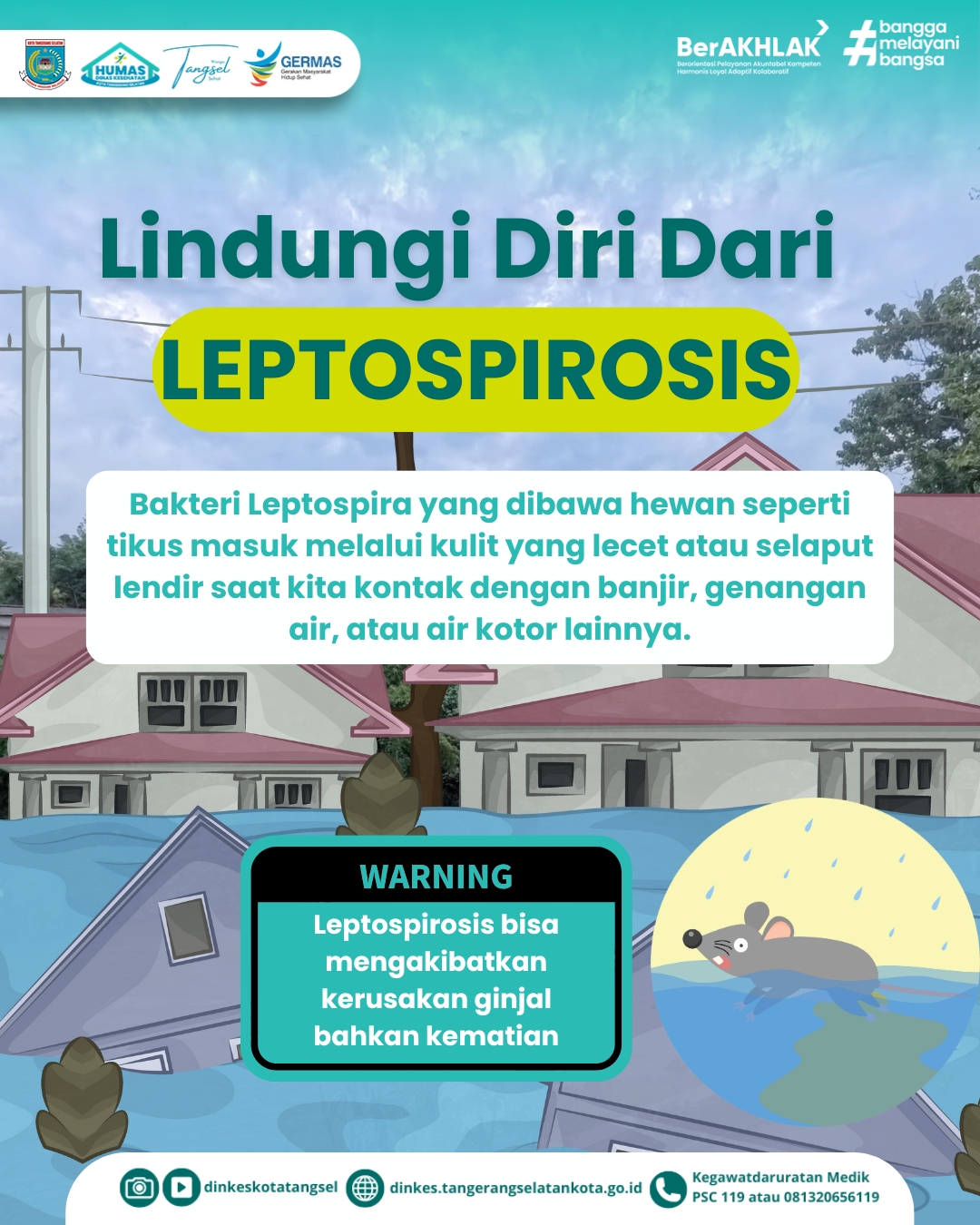Waspada Bahaya Leptospirosis di Musim Hujan