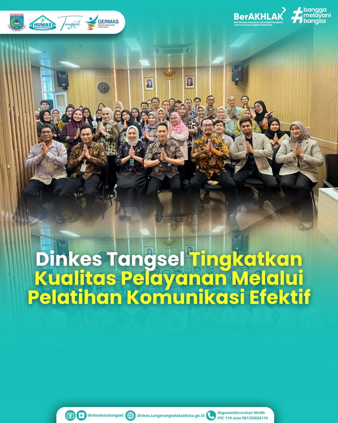 Dinas Kesehatan Tangerang Selatan Tingkatkan Kualitas Pelayanan Melalui Pelatihan Komunikasi Efektif