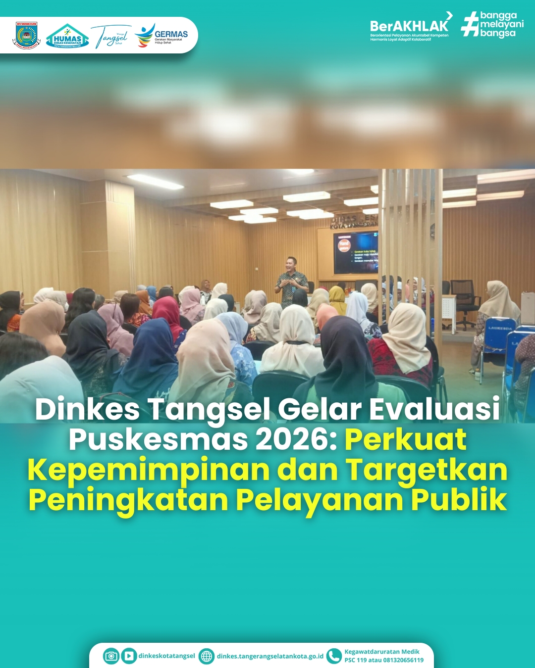 Dinkes Tangsel Gelar Evaluasi Puskesmas 2026: Perkuat Kepemimpinan dan Targetkan Peningkatan Pelayanan Publik