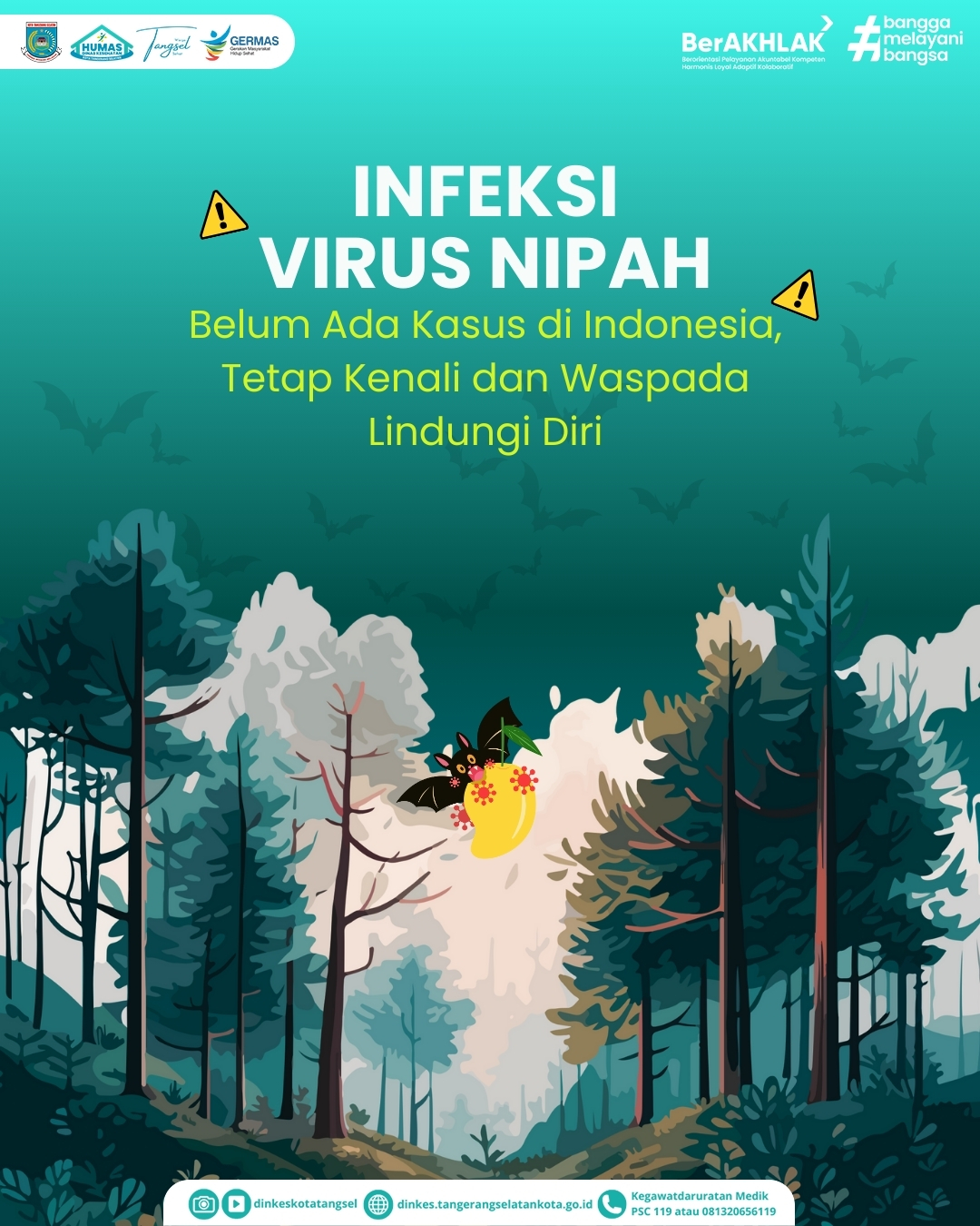 Dinkes Tangsel Tingkatkan Kewaspadaan Virus Nipah