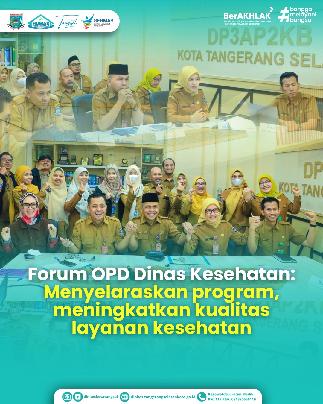 Forum OPD Dinas Kesehatan: Menyelaraskan program, meningkatkan kualitas layanan kesehatan
