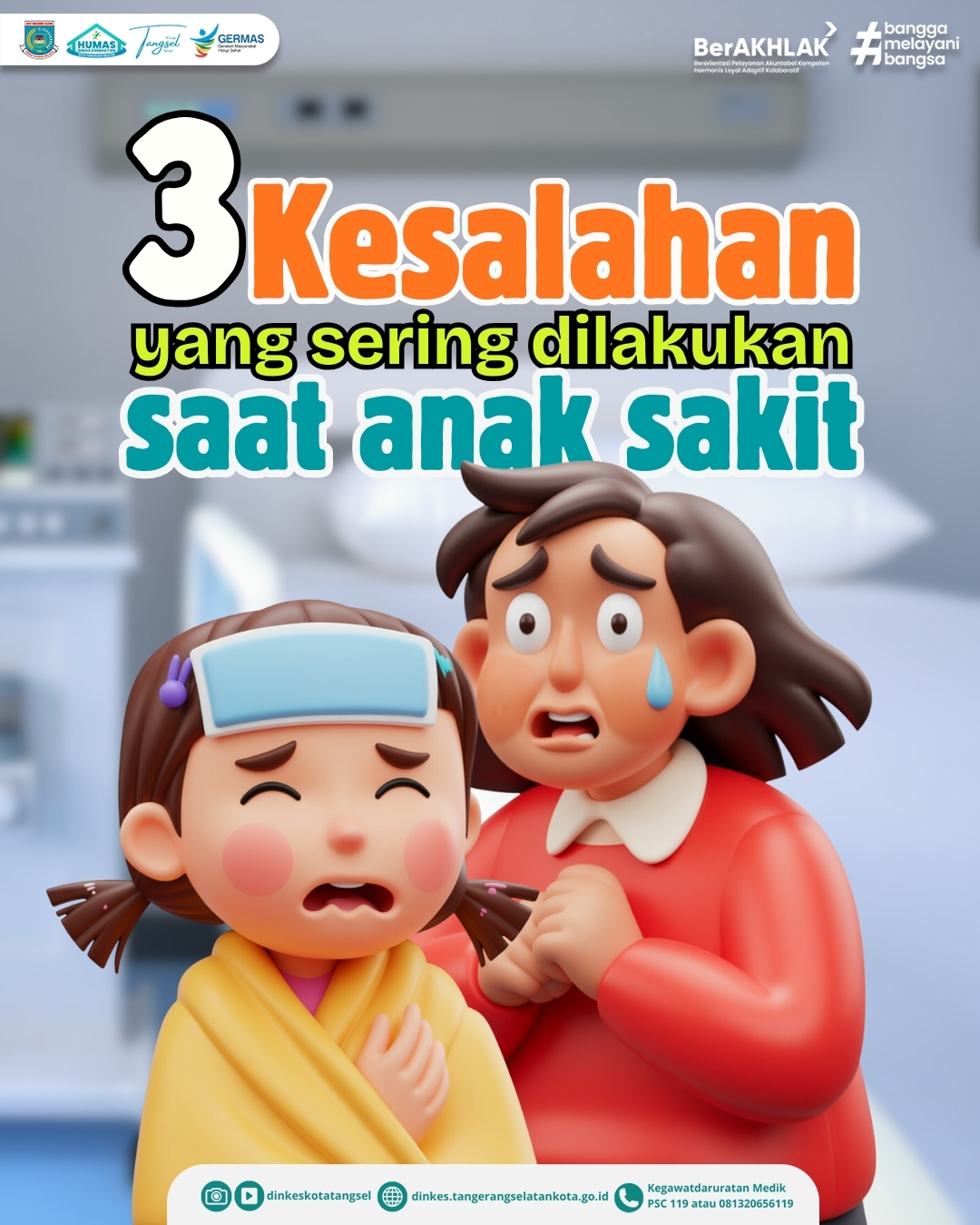 3 kesalahan yang paling sering terjadi saat anak sakit