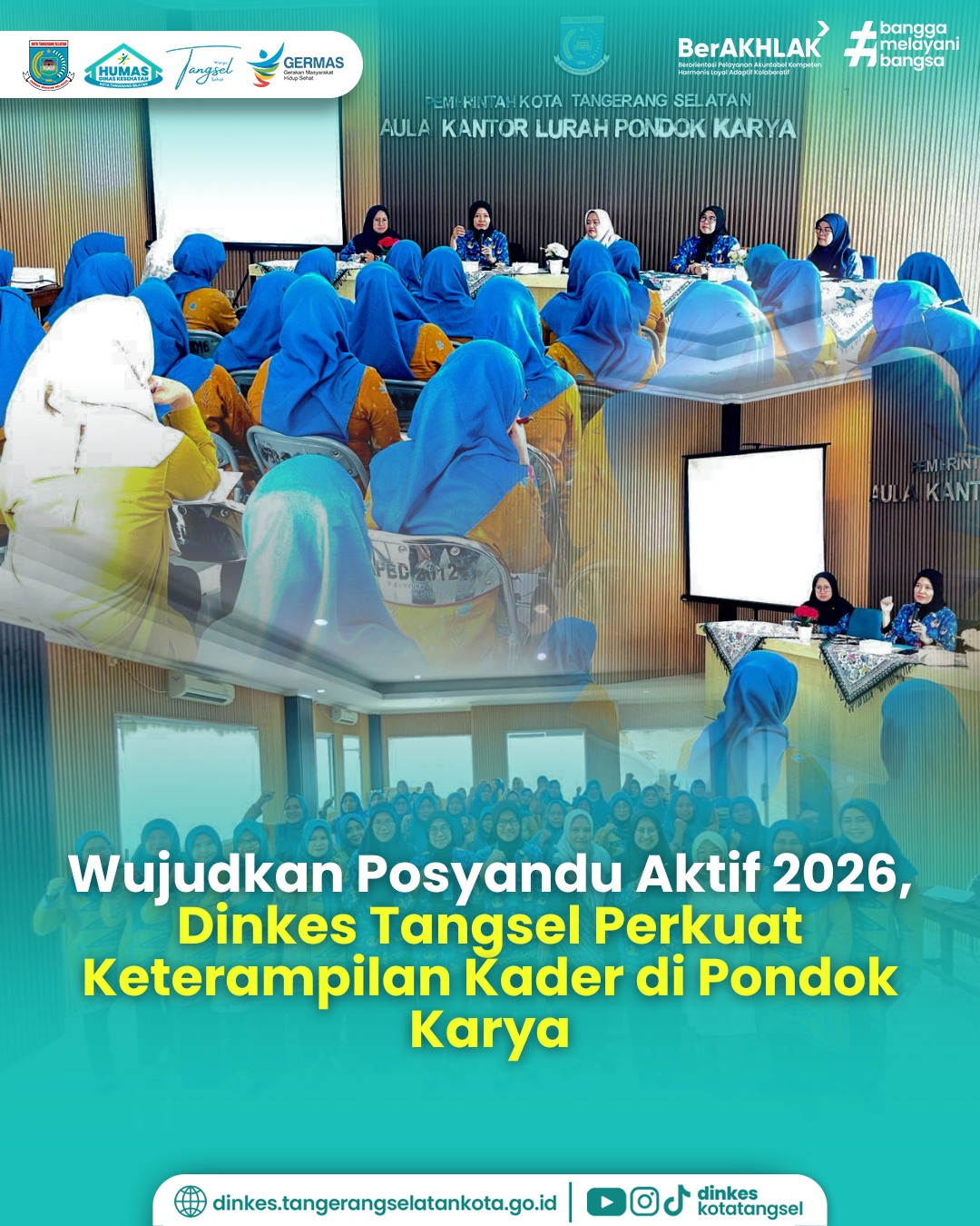 Wujudkan Posyandu Aktif 2026, Dinkes Tangsel Perkuat Keterampilan Kader di Pondok Karya
