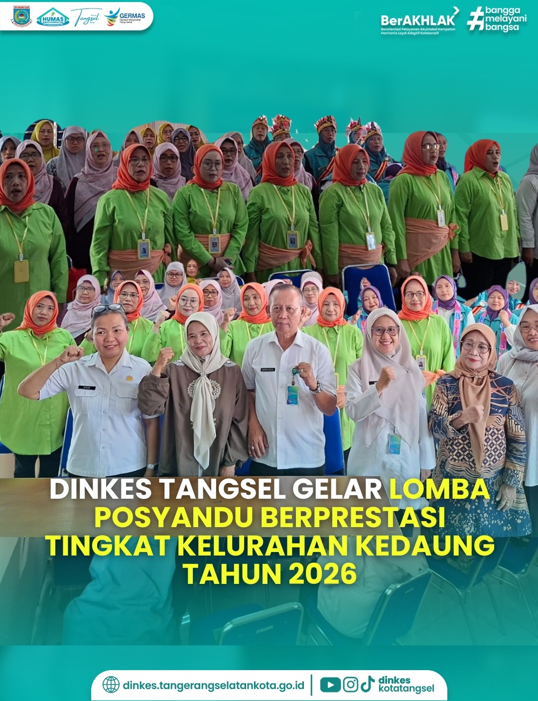 DINKES TANGSEL GELAR LOMBA POSYANDU BERPRESTASI TINGKAT KELURAHAN KEDAUNG TAHUN 2026
