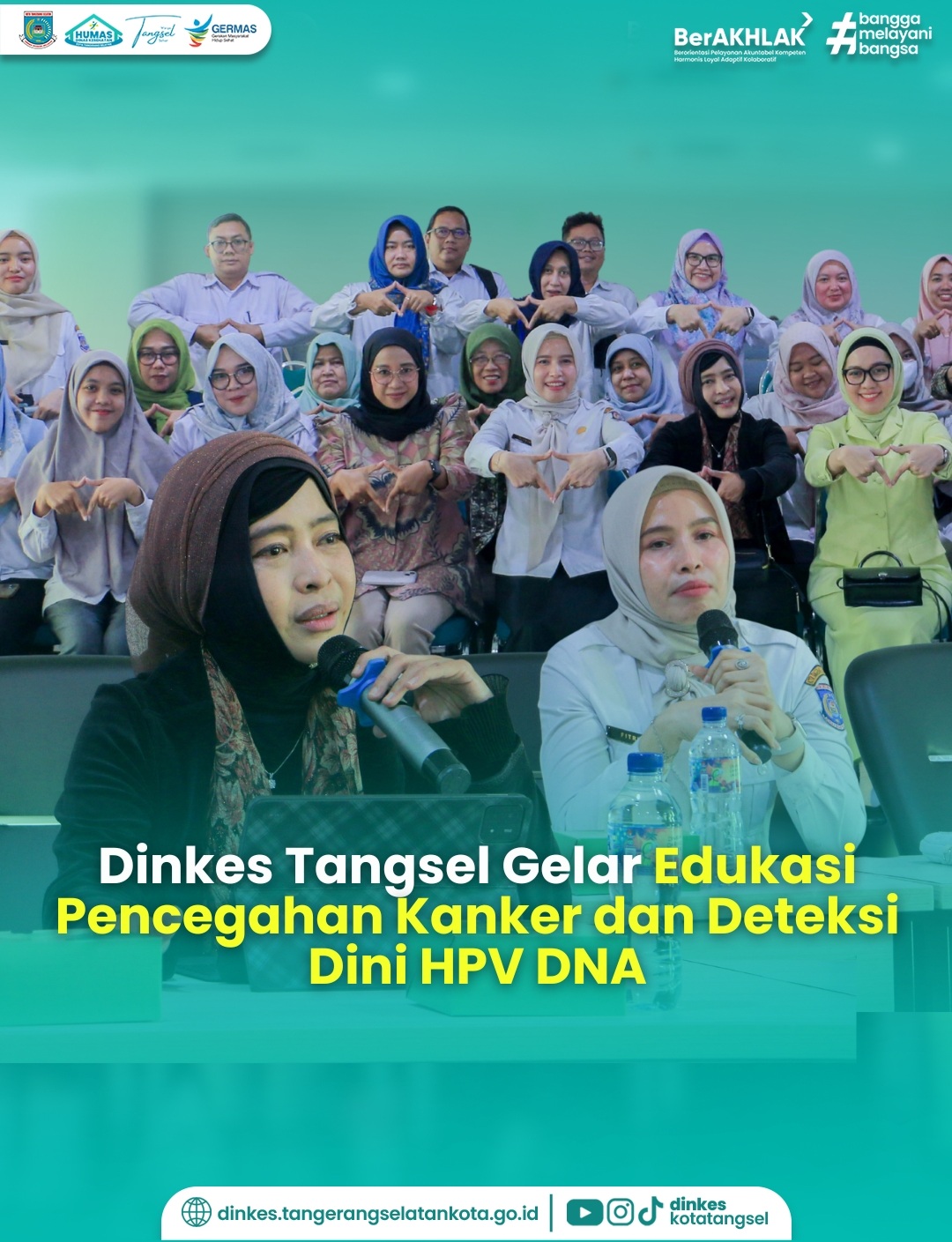 Dinkes Tangsel Gelar Edukasi Pencegahan Kanker dan Deteksi Dini HPV DNA