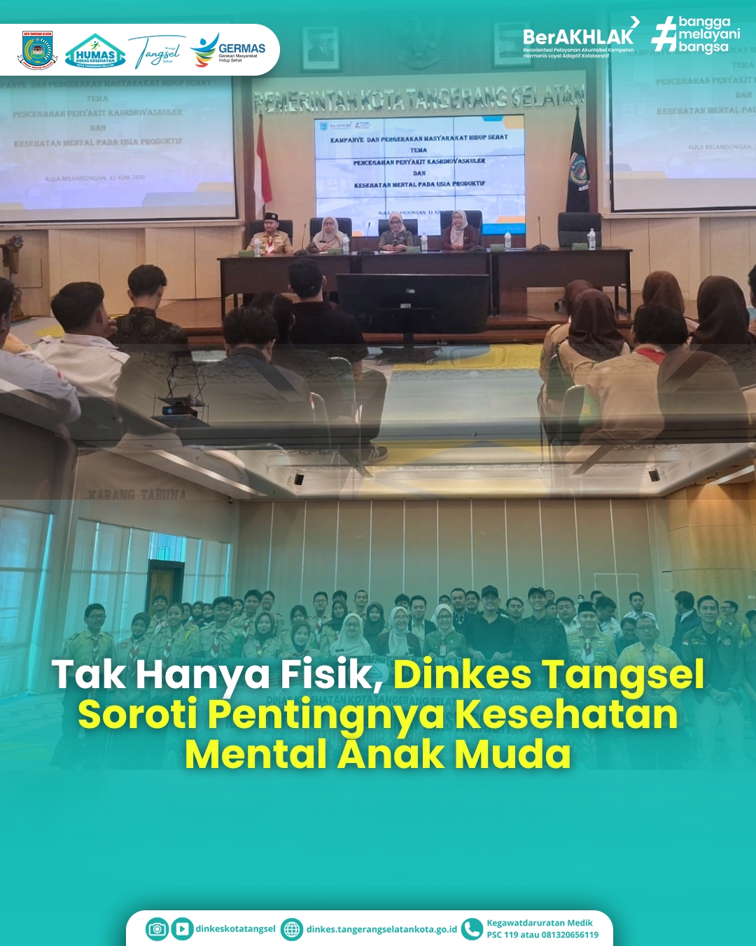 Tak Hanya Fisik, Dinkes Tangsel Soroti Pentingnya Kesehatan Mental Anak Muda