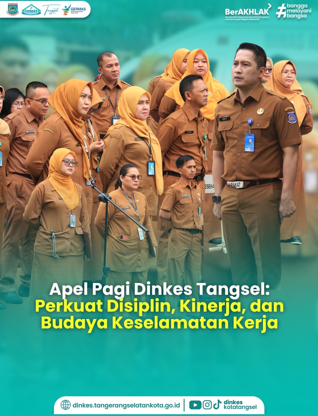 Apel Pagi Dinkes Tangsel: Perkuat Disiplin, Kinerja, dan Budaya Keselamatan Kerja