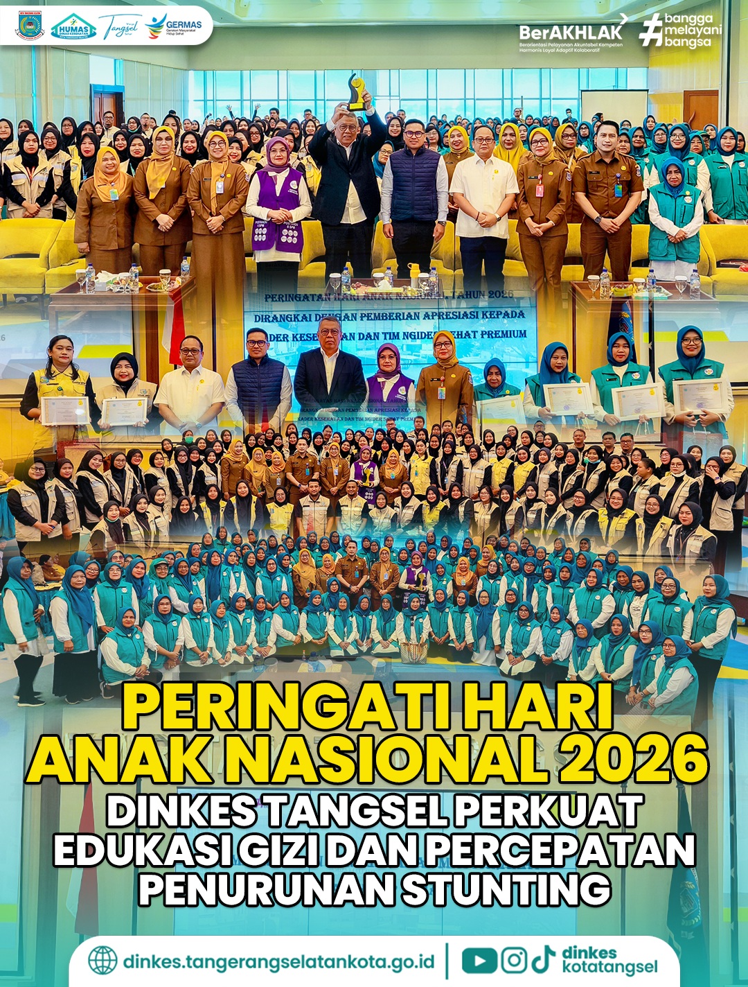 PERINGATI HARI ANAK NASIONAL 2026, DINKES TANGSEL PERKUAT EDUKASI GIZI DAN PERCEPATAN PENURUNAN STUNTING