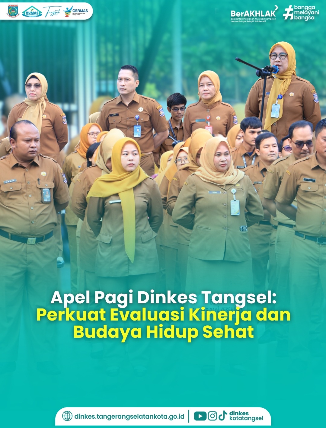 Apel Pagi Dinkes Tangsel: Perkuat Evaluasi Kinerja dan Budaya Hidup Sehat