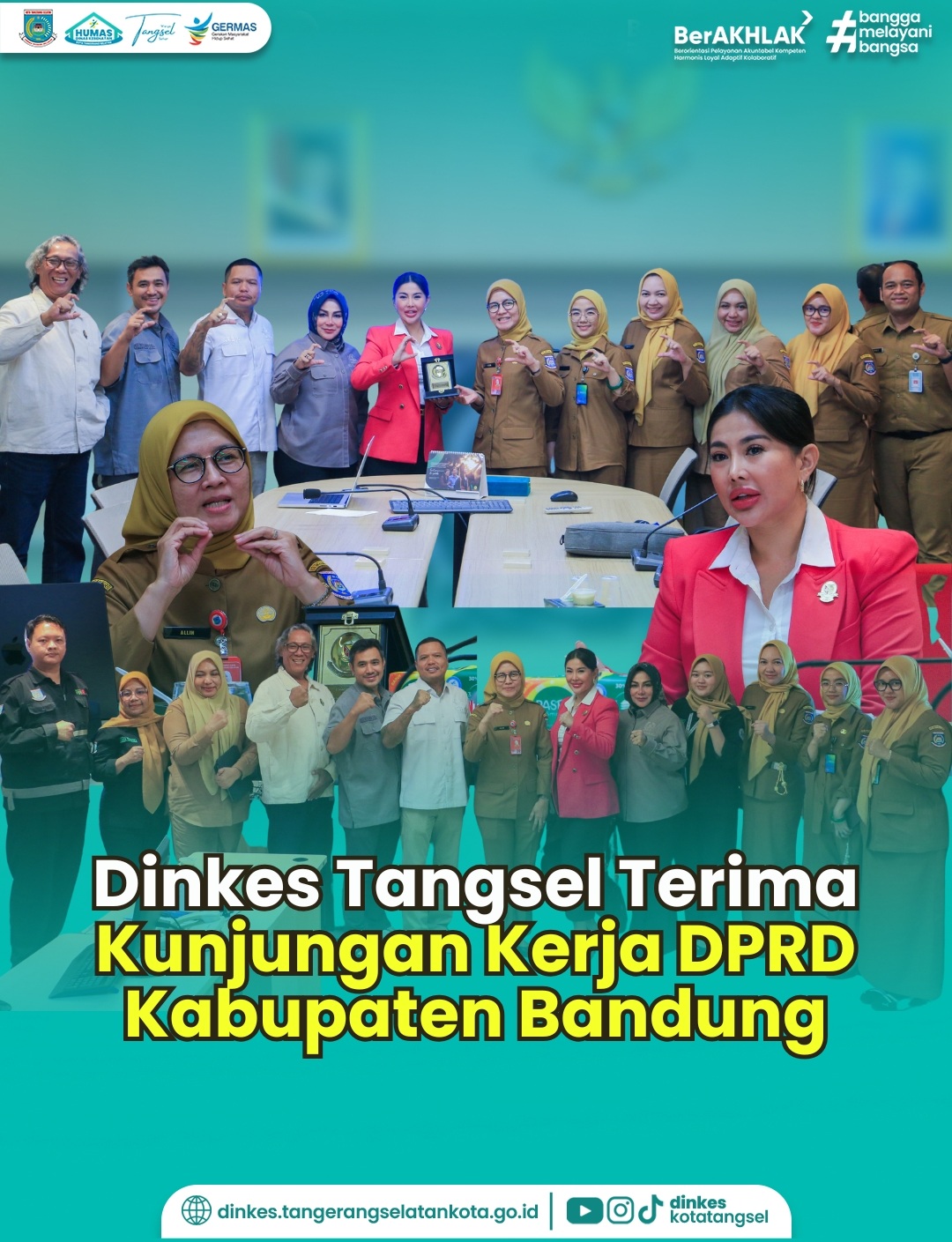 Dinas Kesehatan Kota Tangerang Selatan Terima Kunjungan Kerja DPRD Kabupaten Bandung