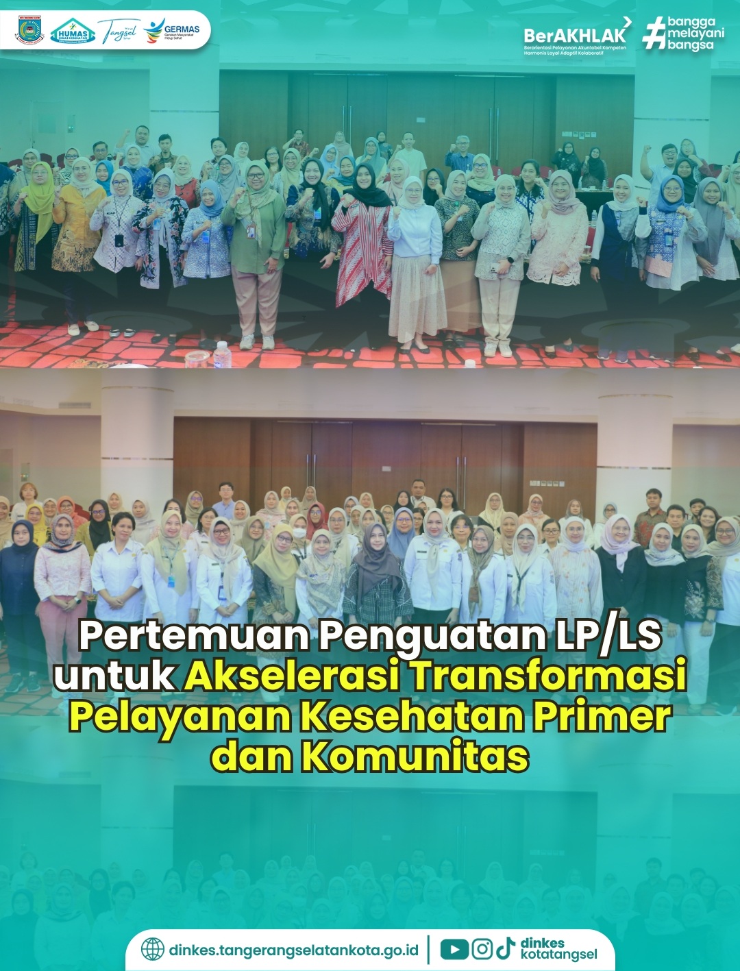 Dinkes Kota Tangsel Gelar Pertemuan Penguatan LP/LS untuk Akselerasi Transformasi Pelayanan Kesehatan Primer dan Komunitas