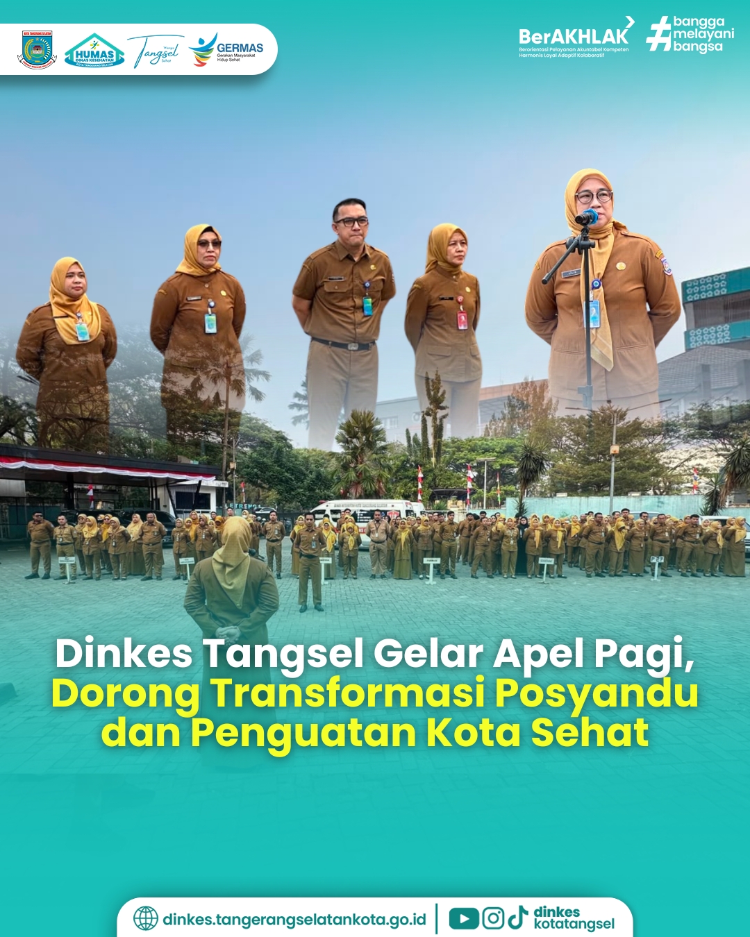 Dinas Kesehatan Kota Tangerang Selatan Gelar Apel Pagi, Dorong Transformasi Posyandu dan Penguatan Kota Sehat