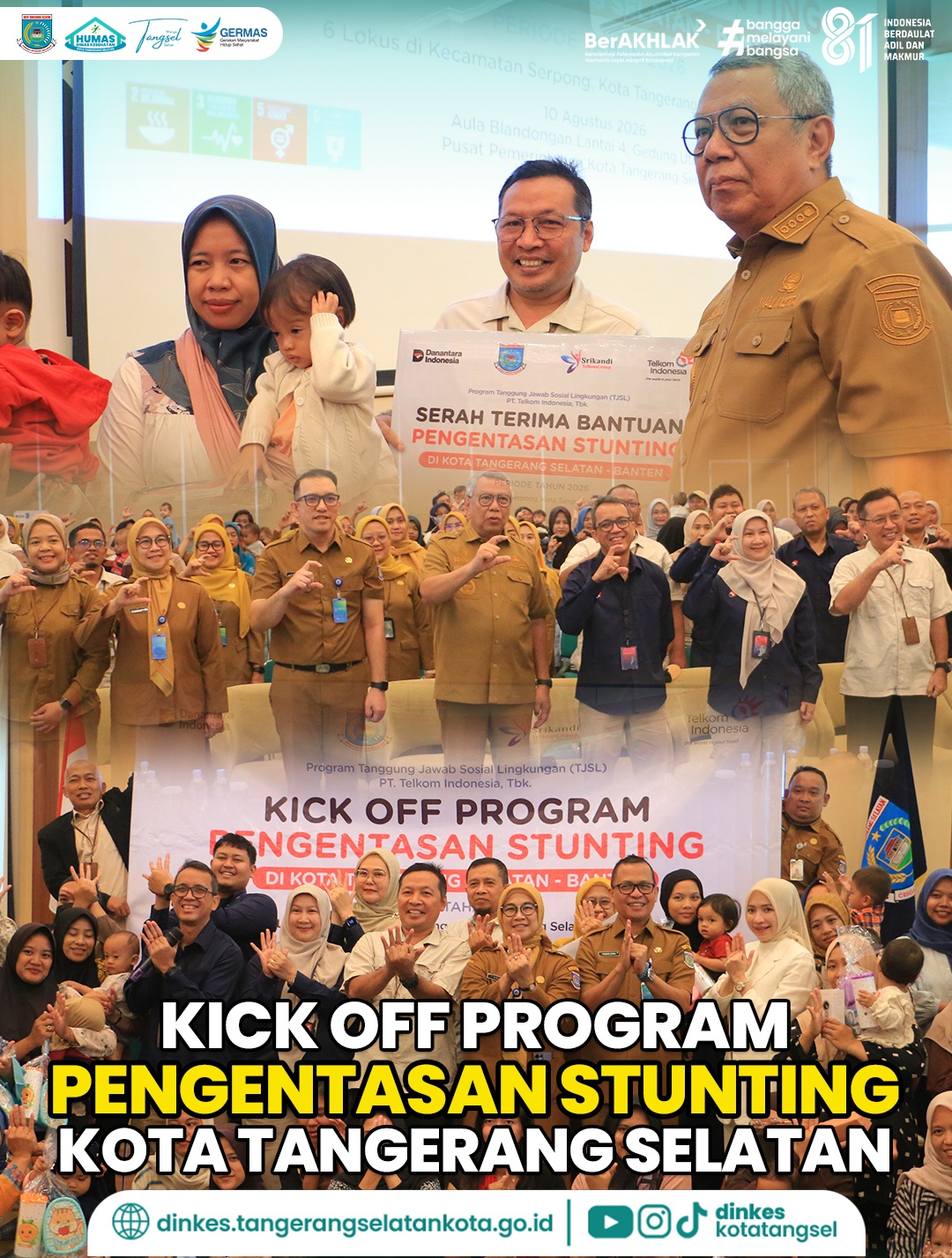 BERSINERGI PERCEPAT PENGENTASAN STUNTING DI KOTA TANGERANG SELATAN
