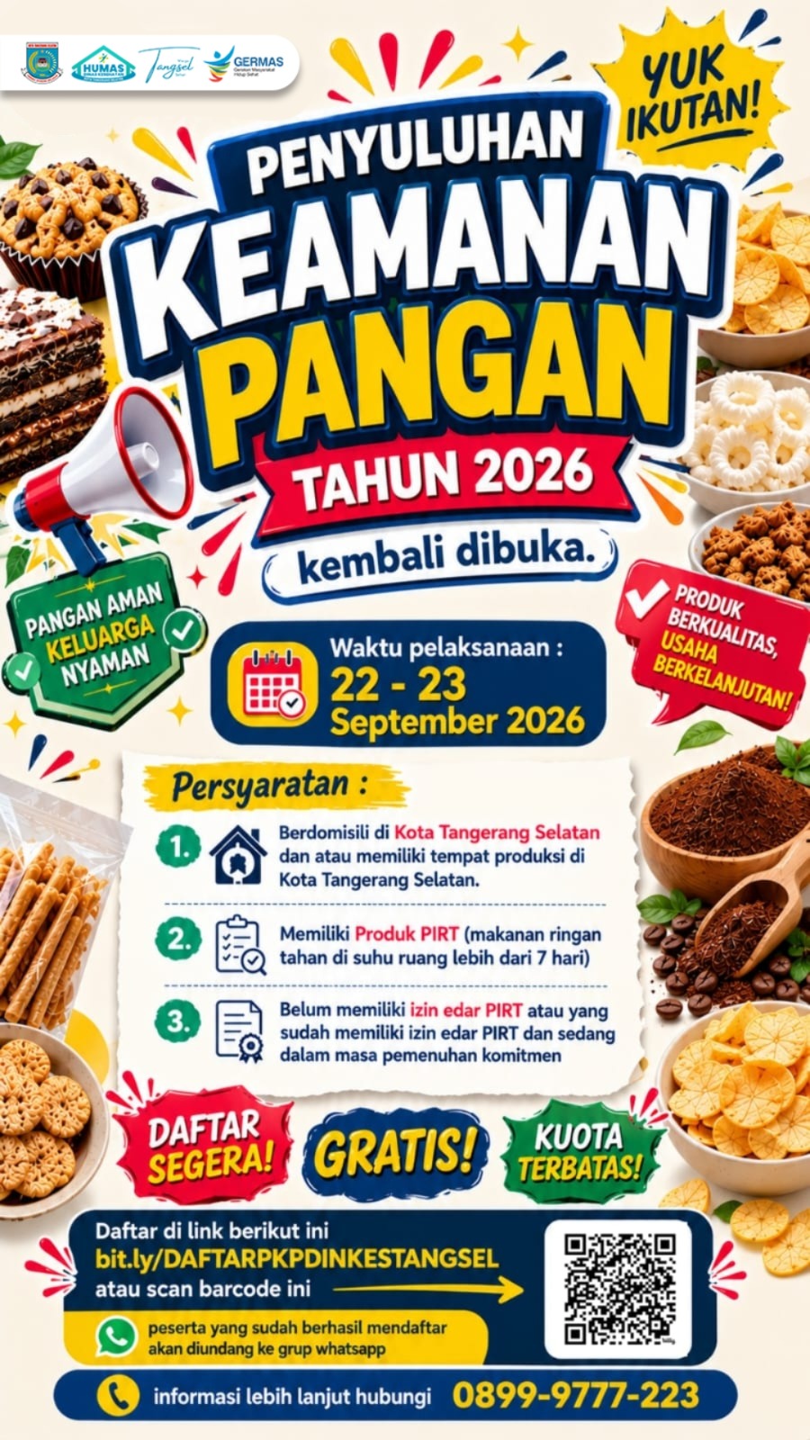 GRATIS! Penyuluhan Keamanan Pangan