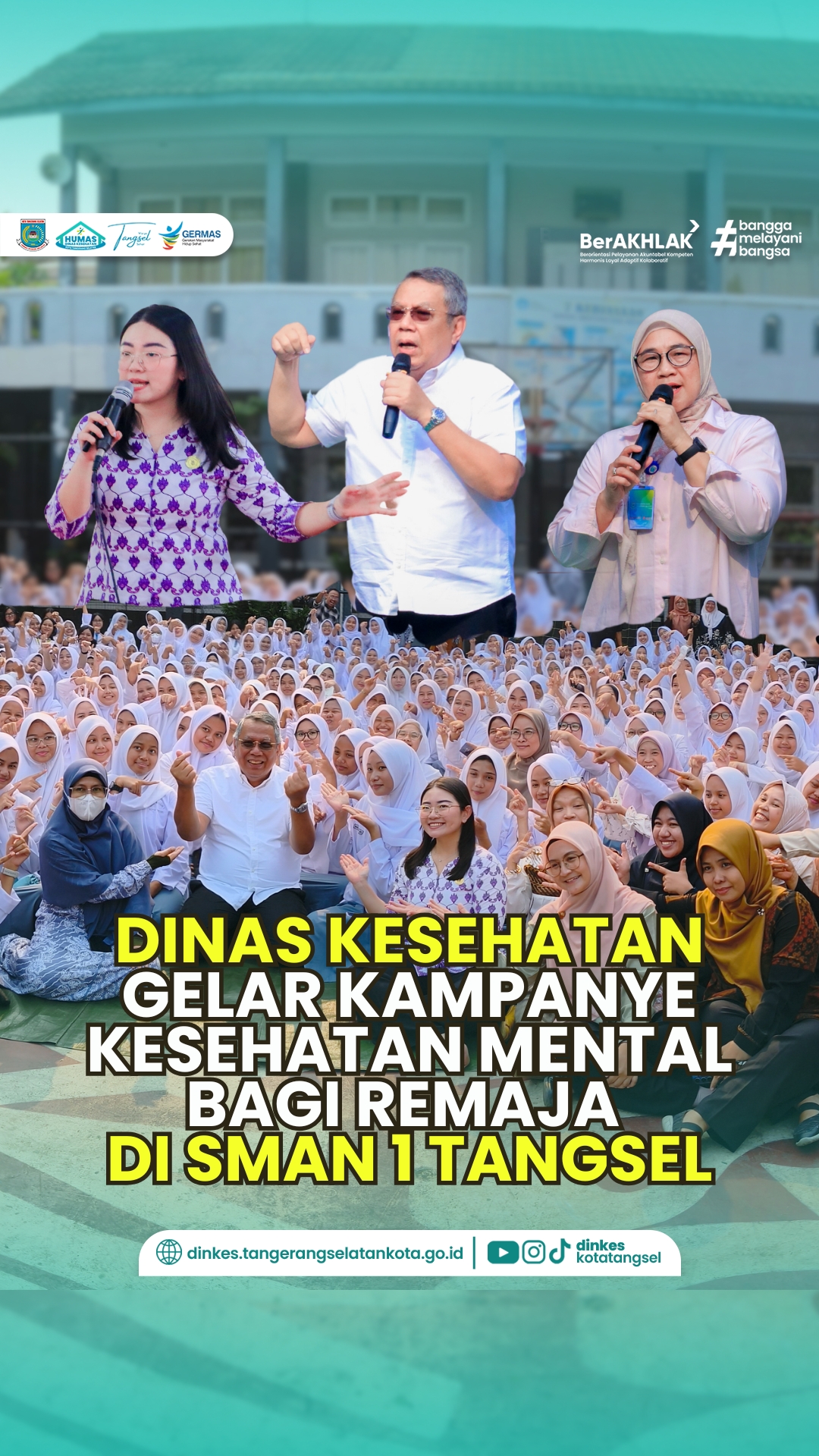 DINAS KESEHATAN GELAR KAMPANYE KESEHATAN MENTAL BAGI REMAJA DI SMAN 1 TANGSEL